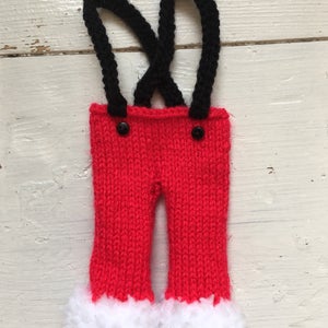 Handmade Santa Laundry Garland