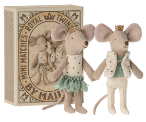 Maileg - Royal Mice Twins in Box