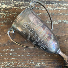 Load image into Gallery viewer, Vintage Track + Field Trophy Cup c1931
