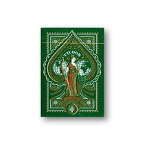 Load image into Gallery viewer, Tycoon Green Luxury Playing Cards
