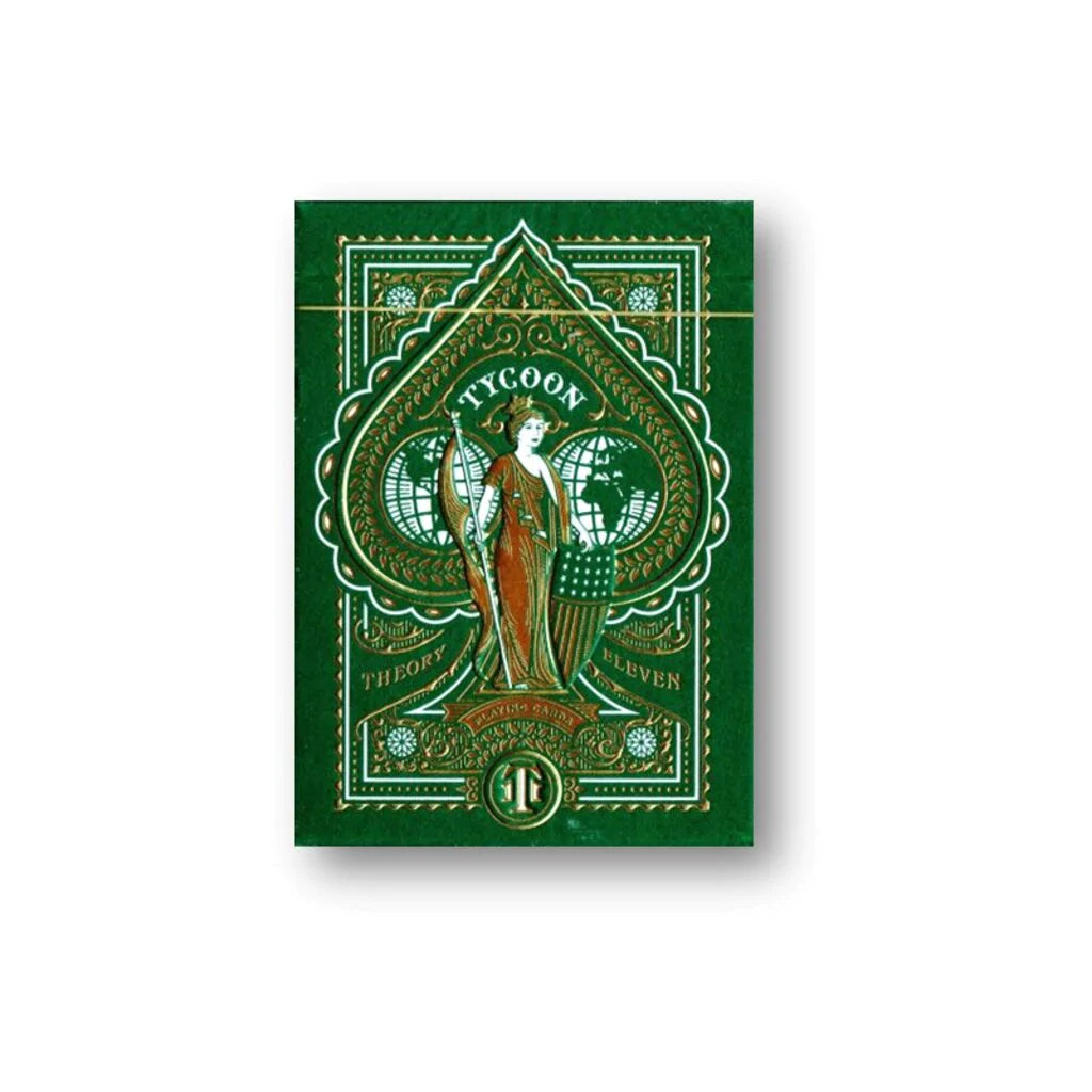 Tycoon Green Luxury Playing Cards