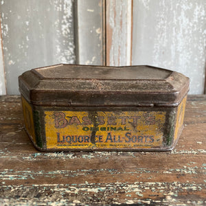 Antique Liquorice All-Sorts Tin