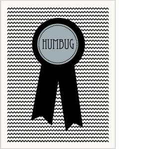 Humbug Ribbon Card - Sale!