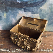 Load image into Gallery viewer, Victorian Metal Coin Box
