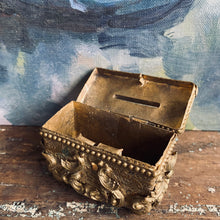 Load image into Gallery viewer, Victorian Metal Coin Box
