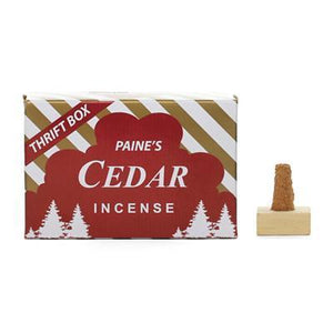 Cedar 50 Cones Incense Box
