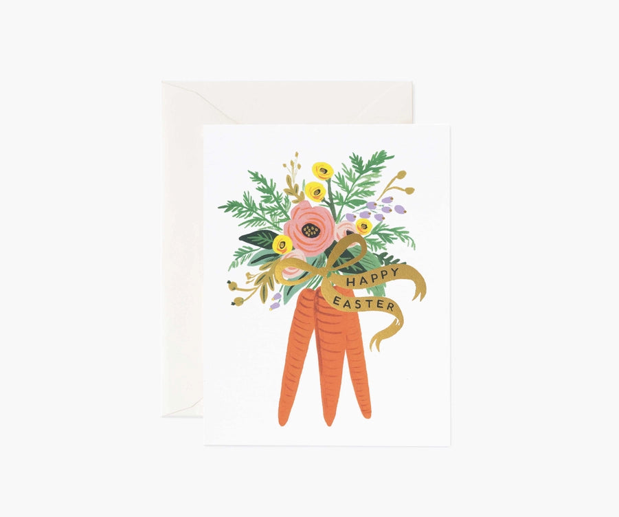 Carrot Bouquet Easter Card