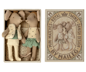 Maileg - Royal Mice Twins in Box