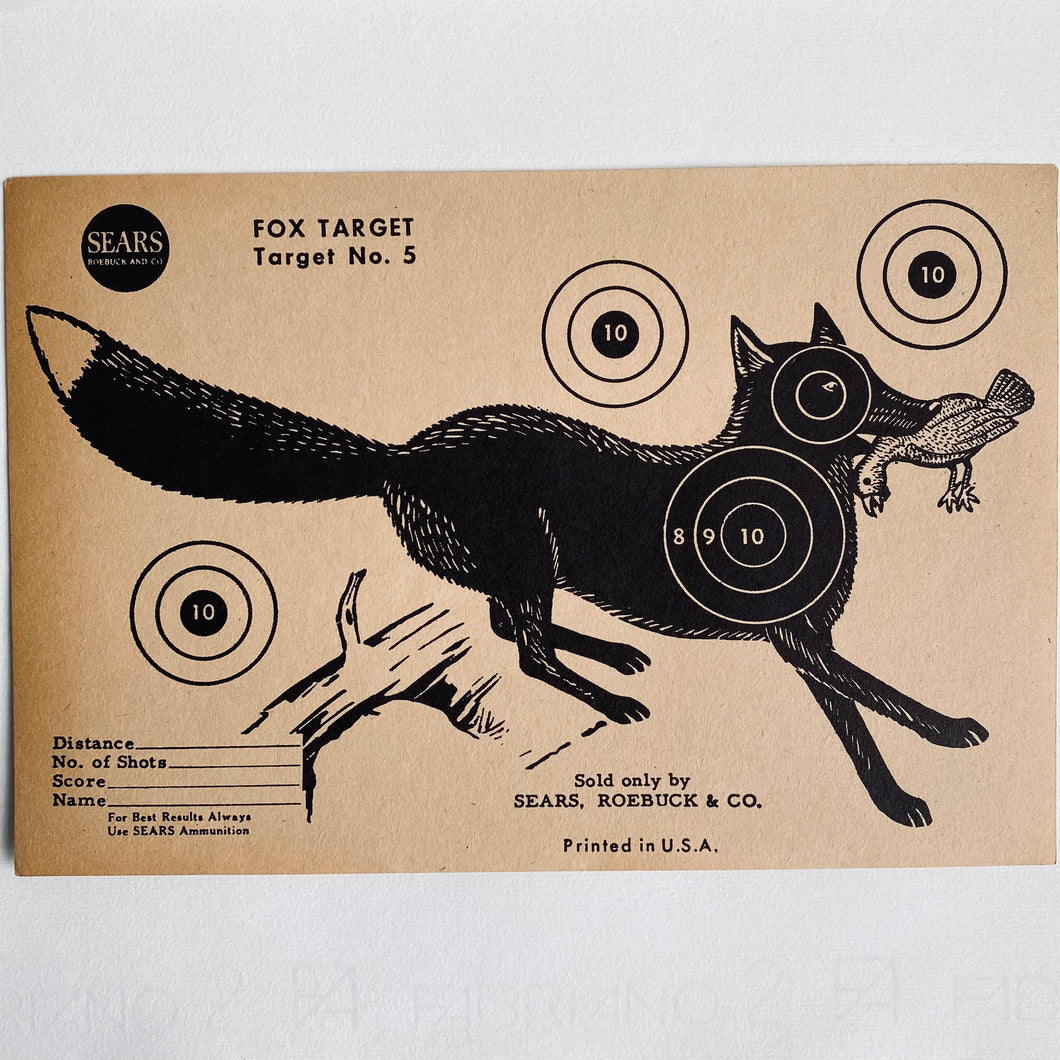 Vintage Paper Target c1950s