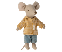 Load image into Gallery viewer, Maileg - Big Brother Mouse in Matchbox w/Yellow Jacket
