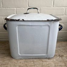 Load image into Gallery viewer, Antique Enamel Bread Box
