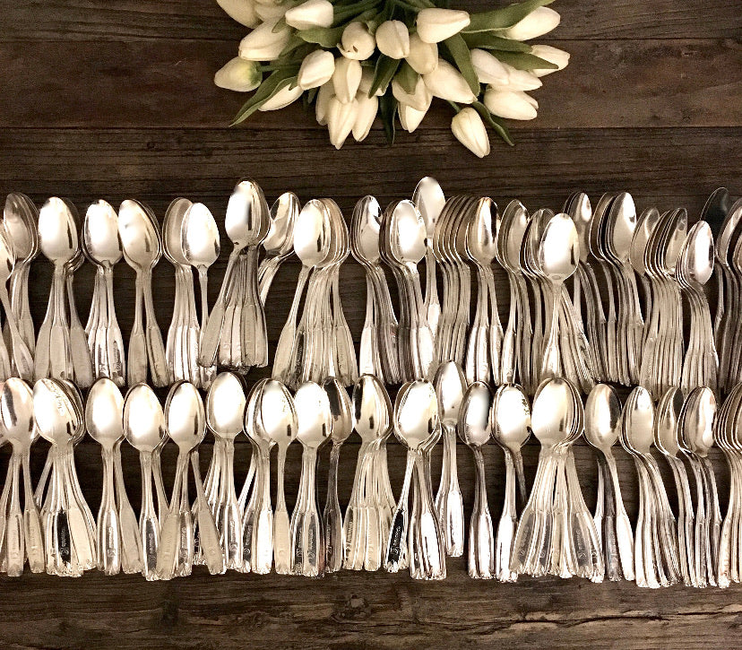 Vintage Silverplated CP Hotels Teaspoons Set/6