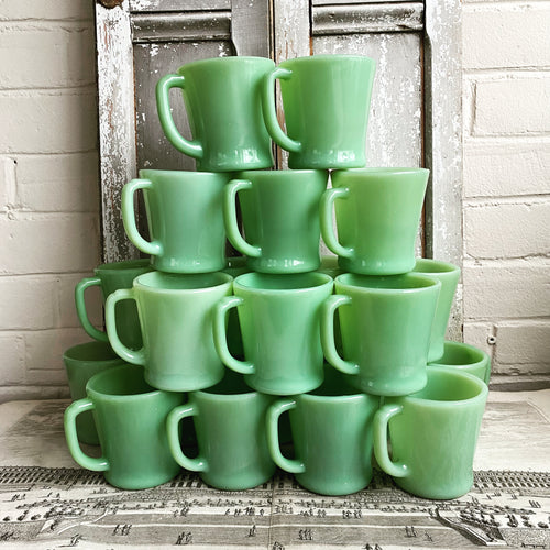 Vintage Fire King Jadeite D-Handle Mug