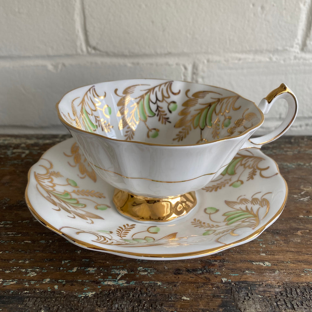 Vintage English Tea Cup + Saucer