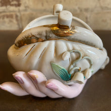 Load image into Gallery viewer, Vintage Porcelain Hand with Purse c1950
