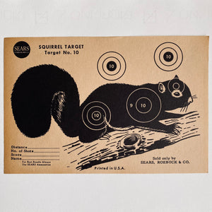 Vintage Paper Target c1950s