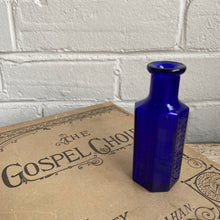 Load image into Gallery viewer, Antique Cobalt Blue Poison Bottle
