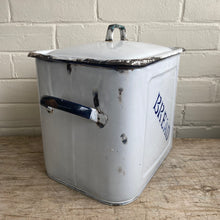 Load image into Gallery viewer, Antique Enamel Bread Box
