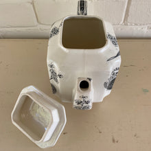 Load image into Gallery viewer, Antique Aesthetic Movement Black Transferware Teapot
