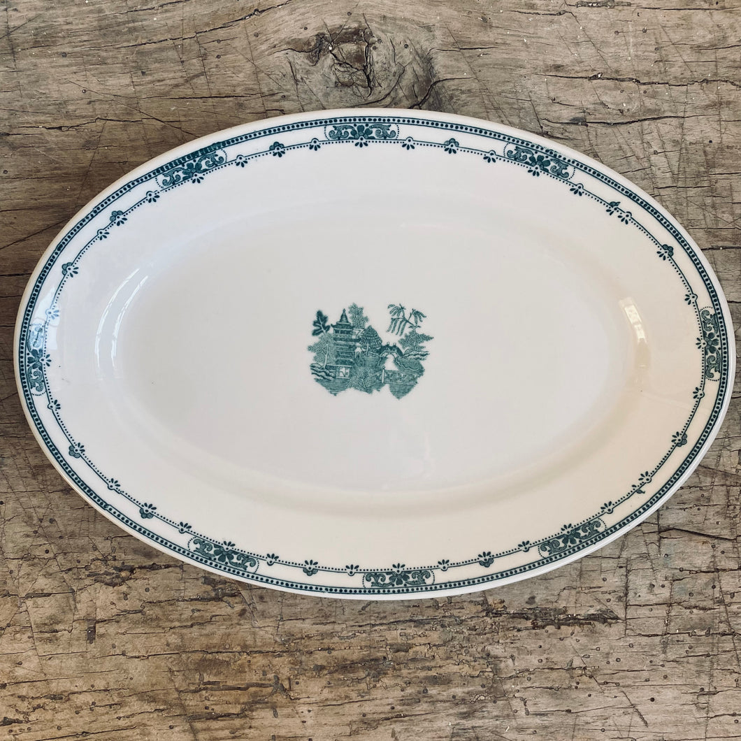 Vintage Chinoiserie Serving Dishes