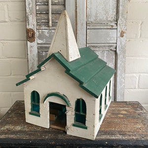 Vintage Folk Art Church Made in Ontario