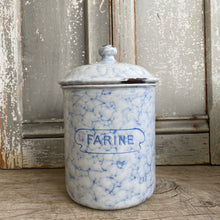 Load image into Gallery viewer, Vintage French Enamel Canister Set/6
