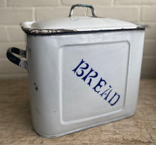 Load image into Gallery viewer, Antique Enamel Bread Box
