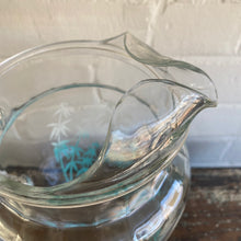 Load image into Gallery viewer, Vintage Glass Pitcher with Bamboo Decoration
