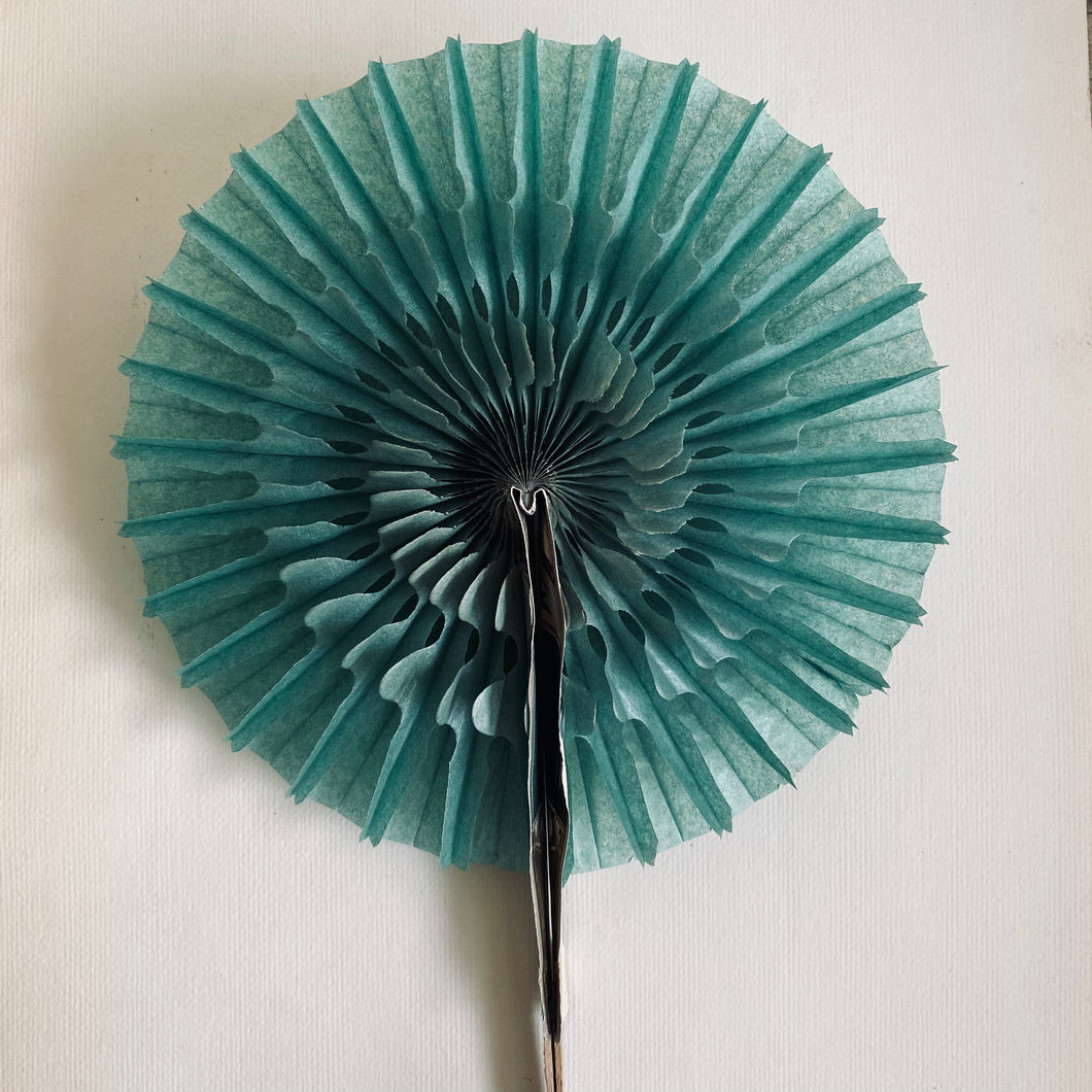 French Champagne Advertising Fan