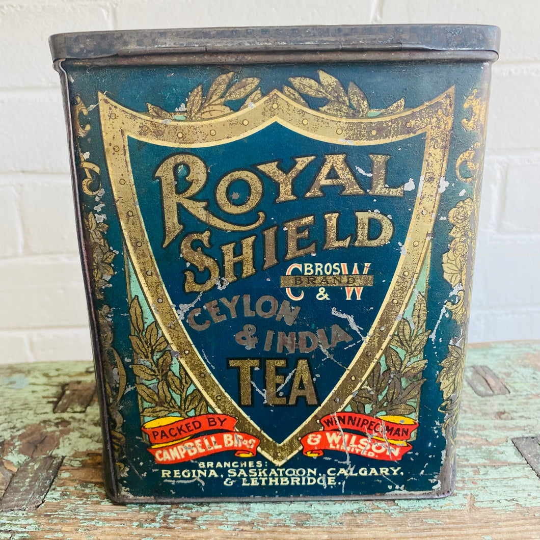 Vintage Royal Shield Tin