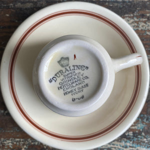 Vintage Fry's Hot Chocolate Cup and Saucer