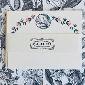 Gold Foil Stamped Notecards + Envelopes Set/8