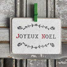 Load image into Gallery viewer, Joyeux Noel Letterpress Card by Austin Press
