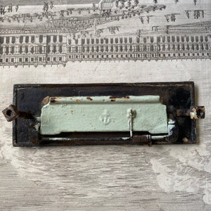 Vintage European Cast Iron Mail Slot