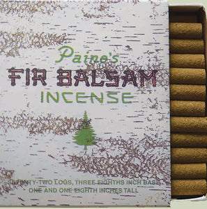 Fir Balsam Incense Logs