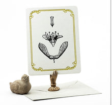 Load image into Gallery viewer, Flowers Letterpress Card + Envelope
