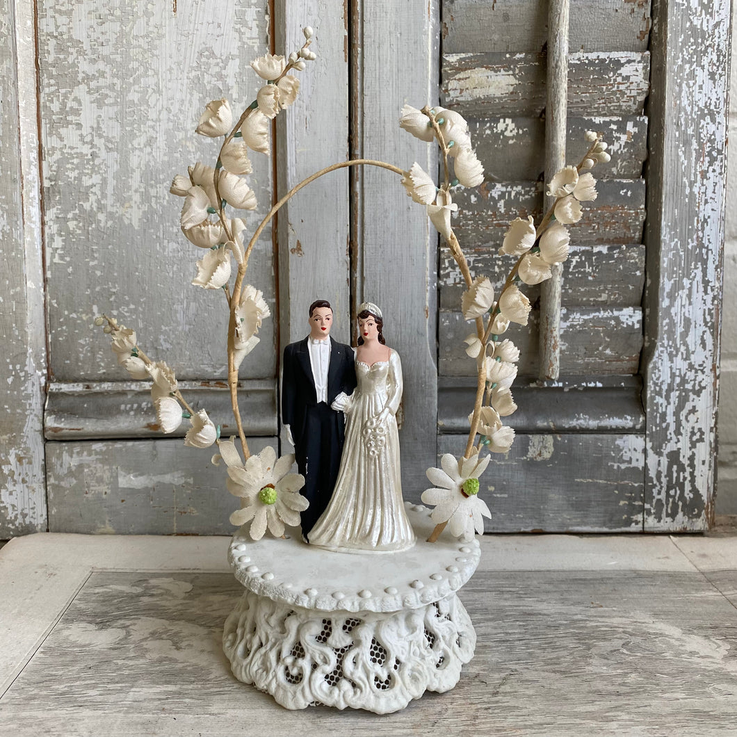 Antique Wedding Cake Topper c1930