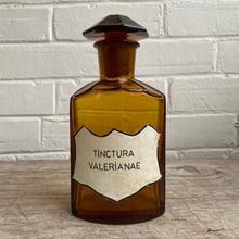 Load image into Gallery viewer, Antique Amber Glass Apothecary Bottles from Eastern Europe
