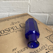 Load image into Gallery viewer, Antique Cobalt Blue Poison Bottle
