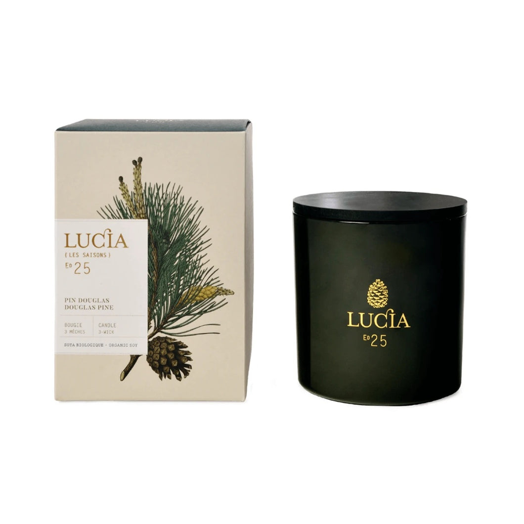 Lucia Les Saisons Douglas Pine 55hr Candle by Pureliving