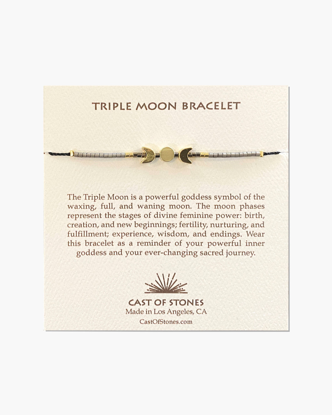 Triple Moon Bracelet