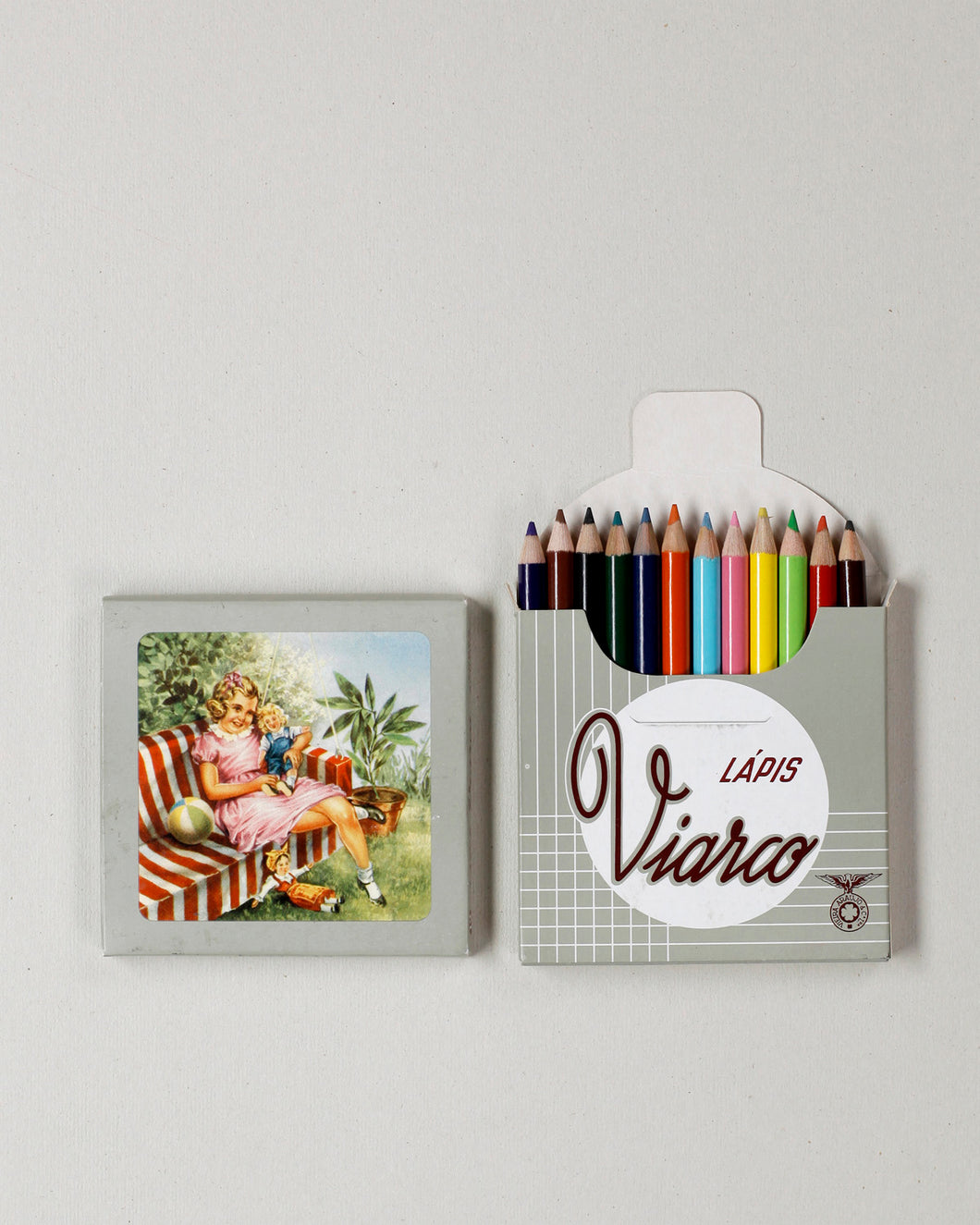 Girl with Doll Coloured Pencil Box