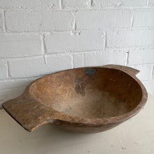 Load image into Gallery viewer, Antique Wooden Dough Bowl from Eastern Europe
