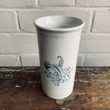 Load image into Gallery viewer, Antique Ironstone Transferware Vase
