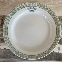 Load image into Gallery viewer, Vintage College Cafe Restaurantware 7‚Äù Plate c1940
