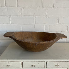 Load image into Gallery viewer, Antique Wooden Dough Bowl from Eastern Europe
