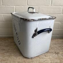 Load image into Gallery viewer, Antique Enamel Bread Box

