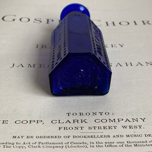 Antique Cobalt Blue Poison Bottle