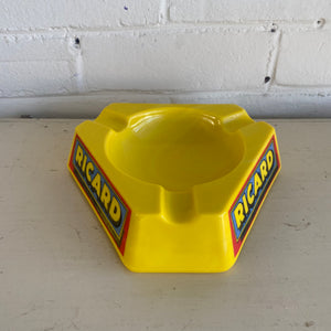 Vintage French Opalex Ricard Glass Cigar Ashtray