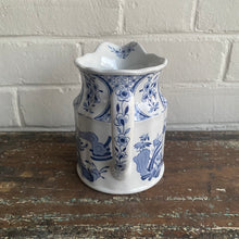 Load image into Gallery viewer, Old English Blue + White Pitcher

